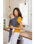 Evolution baby sling in pure cotton – Very easy to wear – Stone Grey