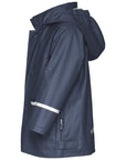 Rain SET- Jacket and Suspenders Marine Blue - Puddle Suit