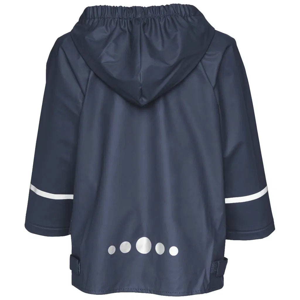 Rain SET- Jacket and Suspenders Marine Blue - Puddle Suit