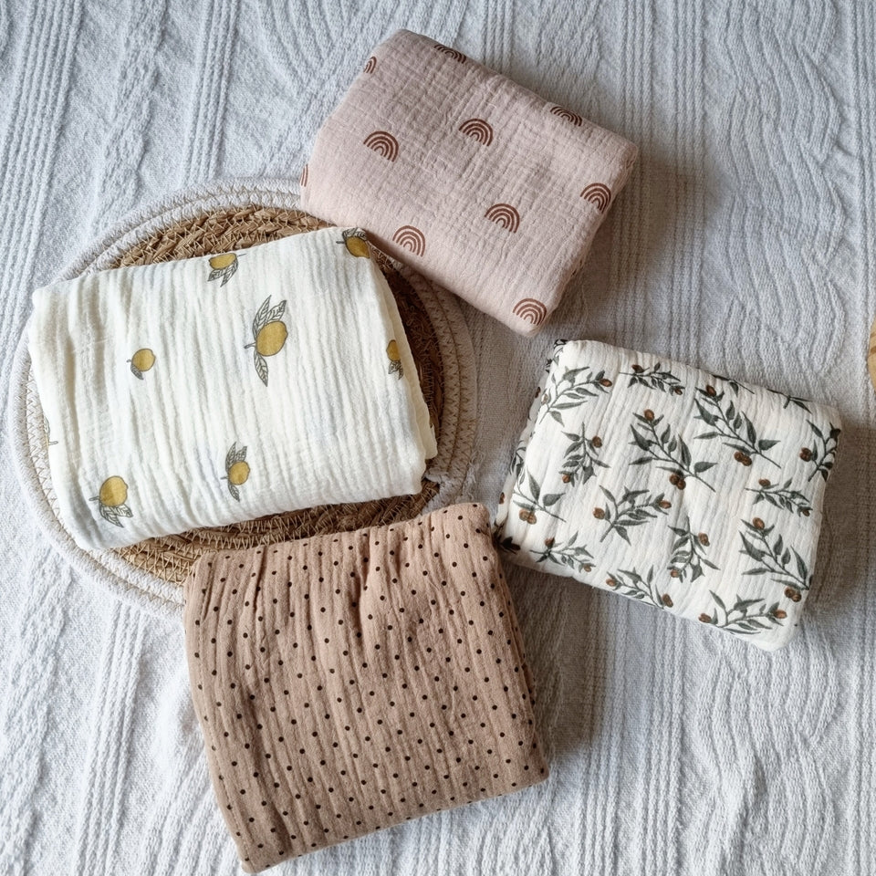 Soft Muslin Swaddle 🍋