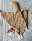 Soft Hydrophilic Goose Plush Toy For Babies - Brown