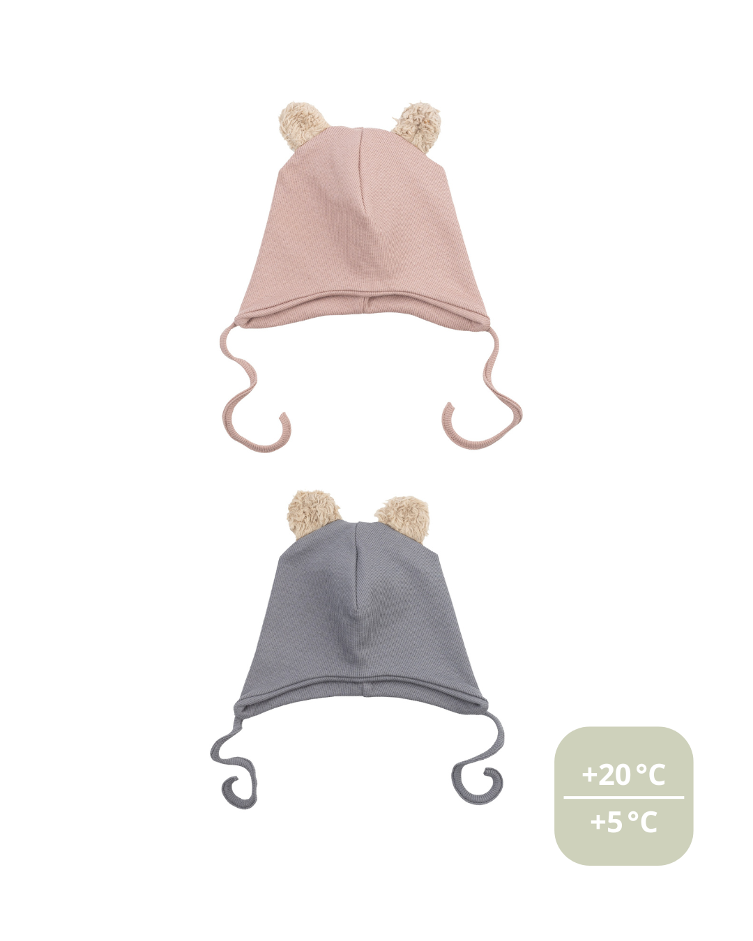 HAT WITH TEDDY EARS – GOTS – AW26