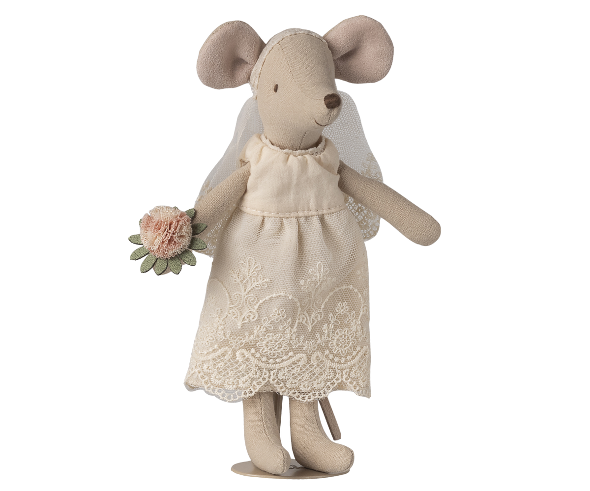 Wedding mice couple in box, Mum and Dad