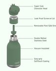Dino Bestie Bottle-  ASOBU | Elevate Your Everyday Water Bottle