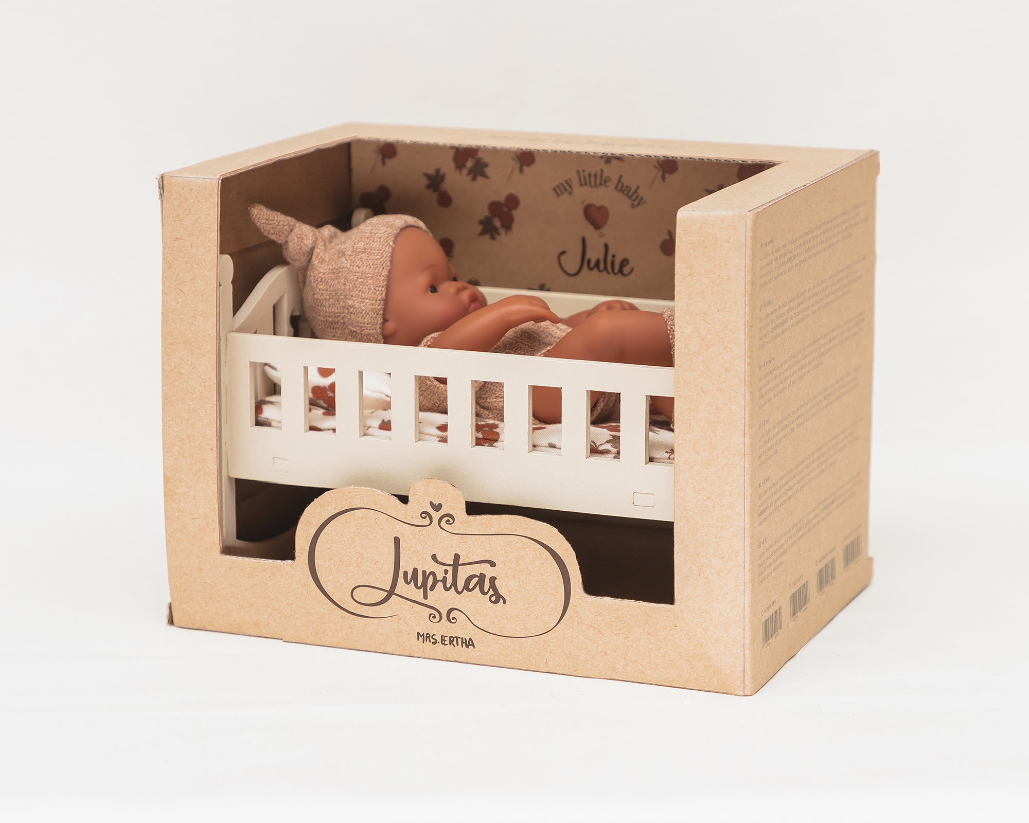 Lupitas - 20 cm Dolls - Julie - Raspberry Bunchs