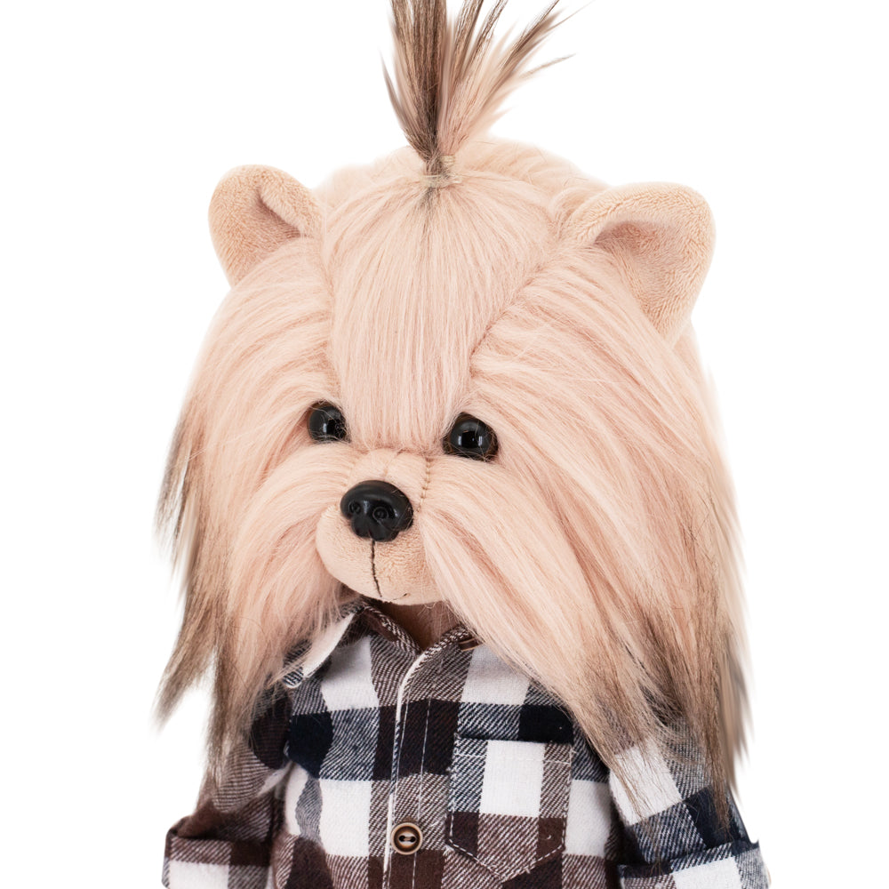 Lucky Doggy – 38 cm Plush Toy 🐶💙/Staylish boy