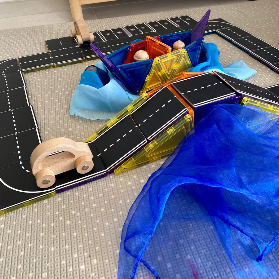 Magnetic Tiles – Road Pack (40 Pieces)