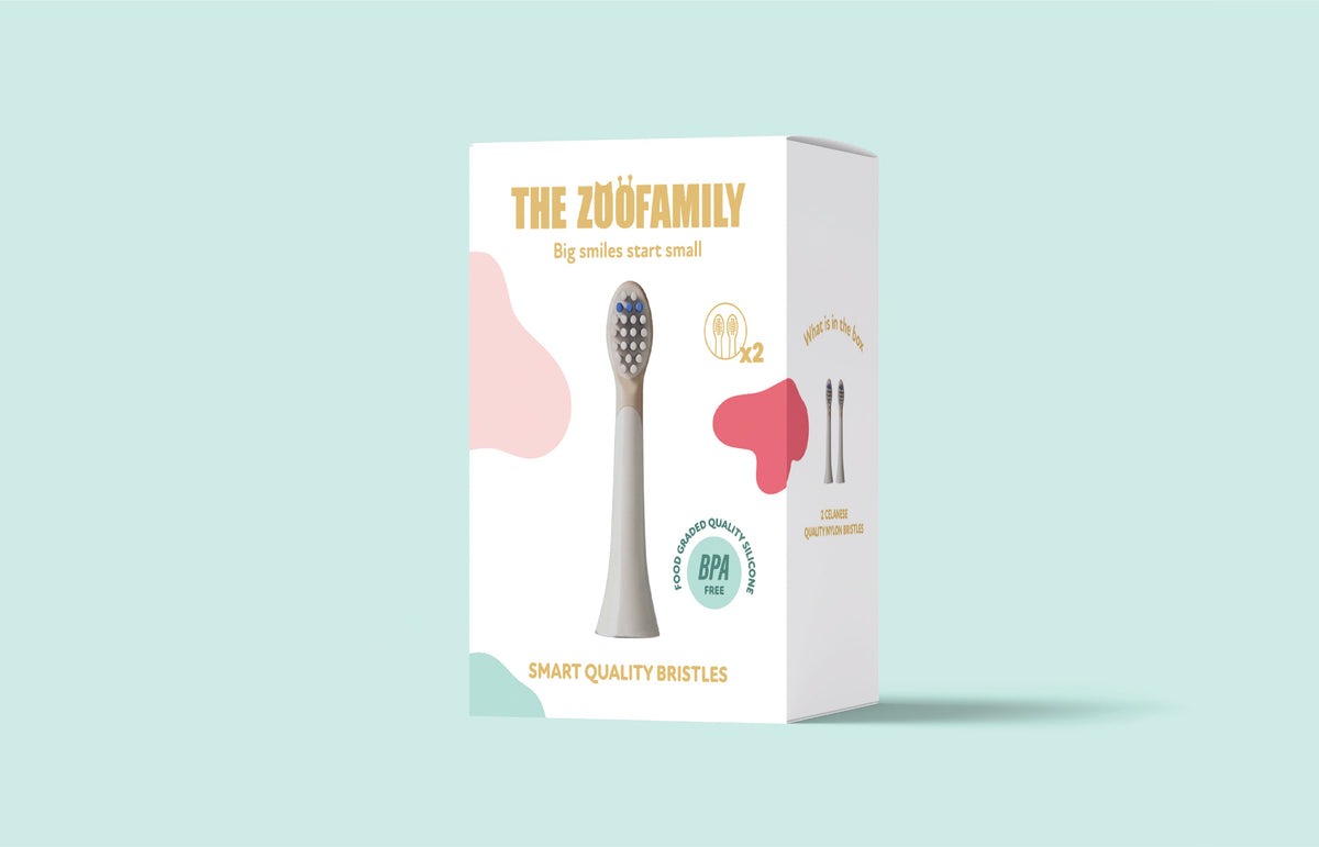 Zoo Toothbrush Replacement Heads – Pack of 2