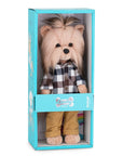 Lucky Doggy – 38 cm Plush Toy 🐶💙/Staylish boy