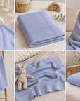 Bamboo Blanket - BAMBOO  🌿 - Soft Blue