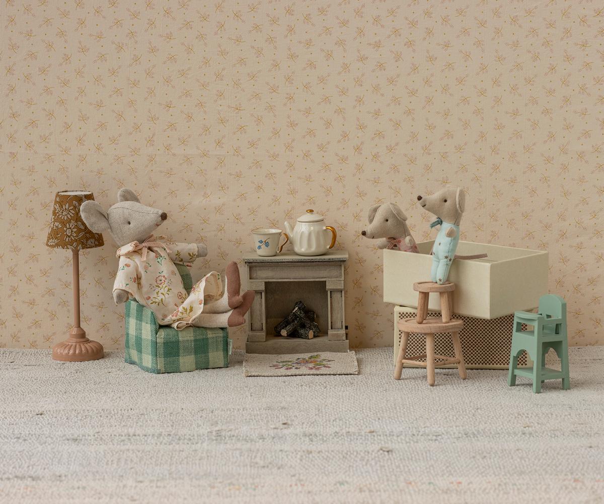 High chair, Mouse - Mint