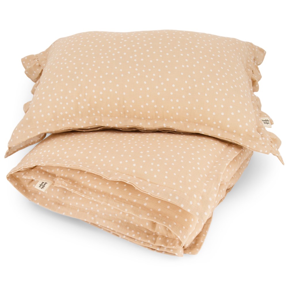Buddy &amp; Hope Muslin Crib Bedding Set Dusty Rose