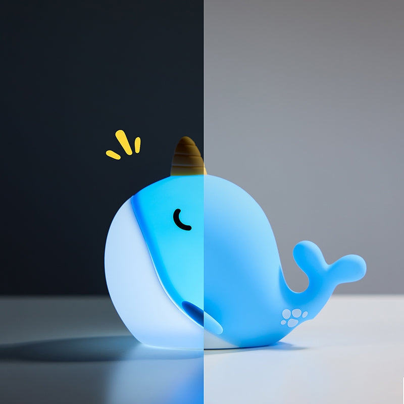 Narwhal Whale Night Light