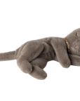 Sleeping kitten plush, Small - Grey