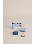 FALK Water Bottle 350 ml - Race cars / Beach blue
