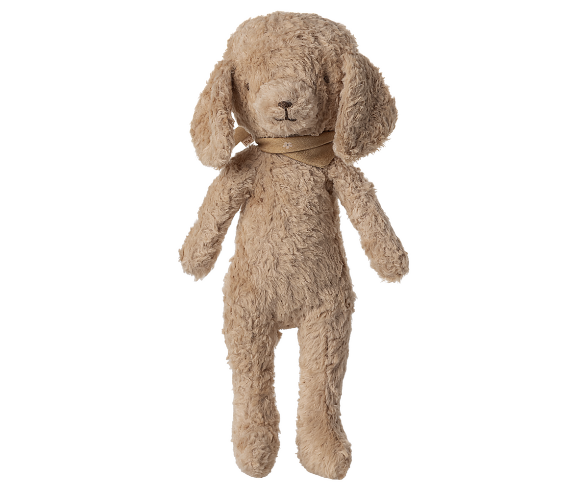 Poodle dog, vintage plush - Dusty Powder