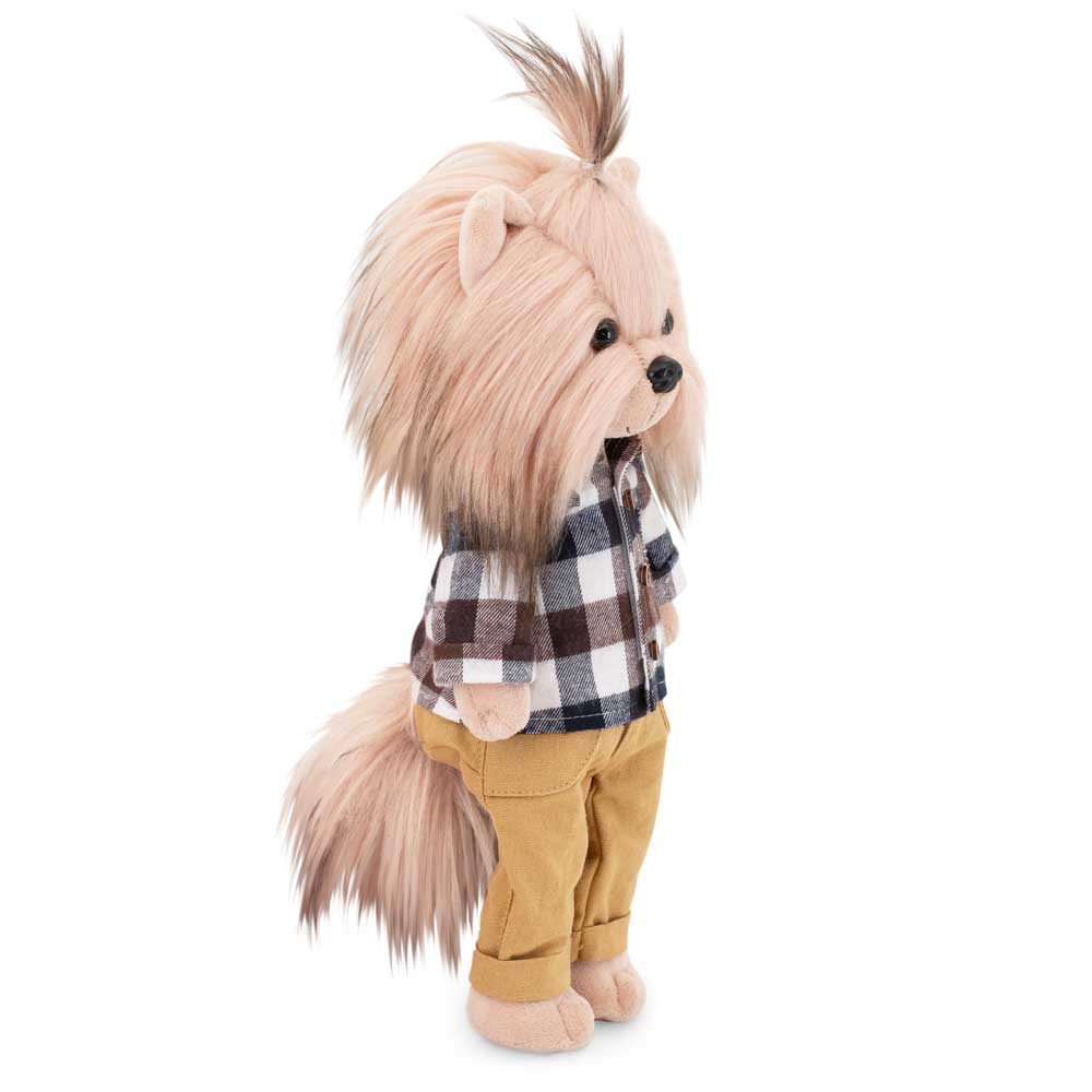 Lucky Doggy – 38 cm Plush Toy 🐶💙/Staylish boy