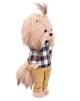 Lucky Doggy – 38 cm Plush Toy 🐶💙/Staylish boy