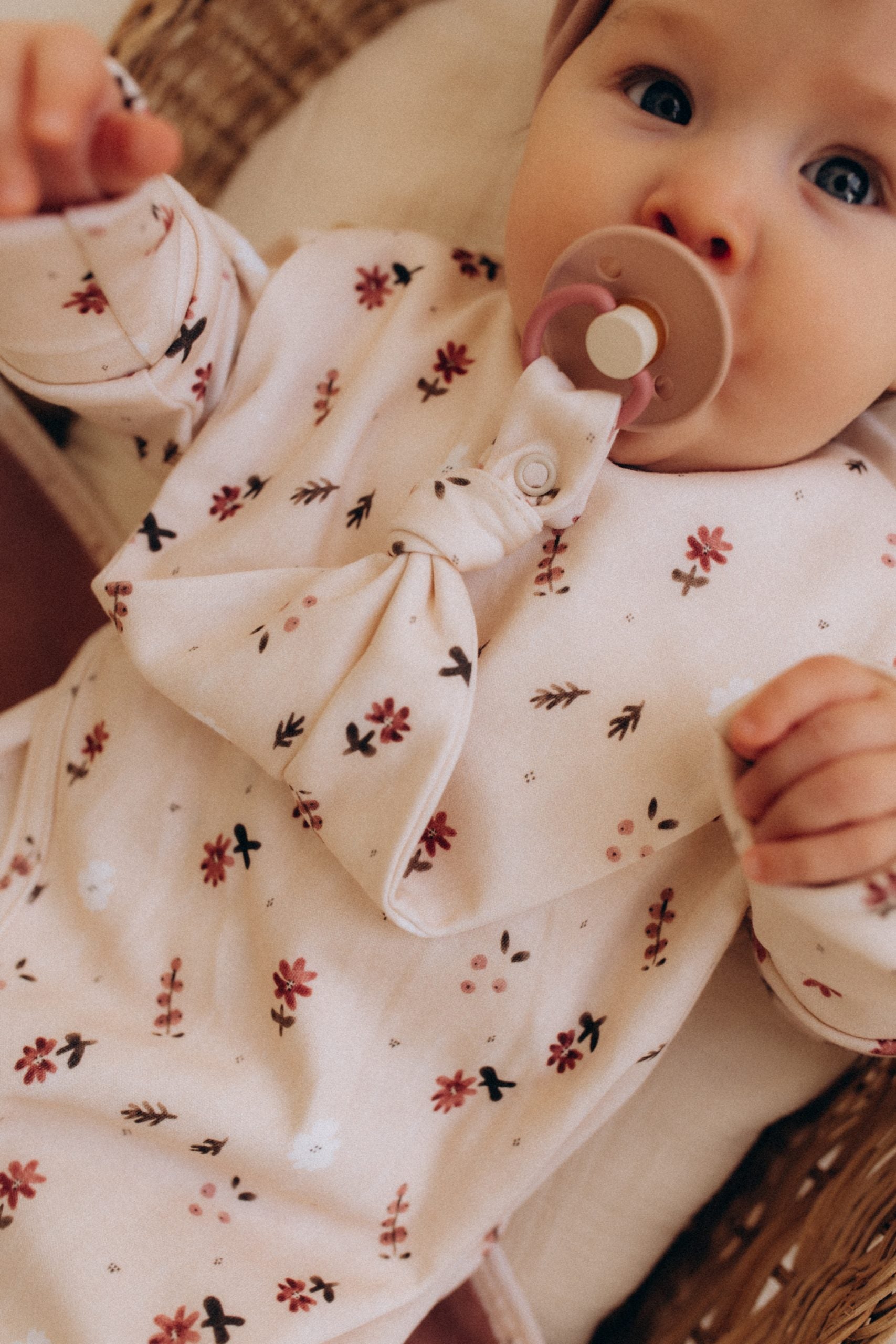2-in-1 Organic Cotton Bib &amp; Pacifier Clip
