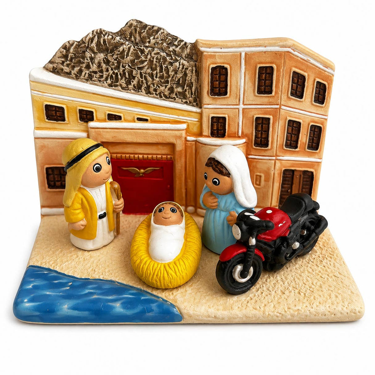 Handamade Christmas Fair Trade Navity Scene - Moto