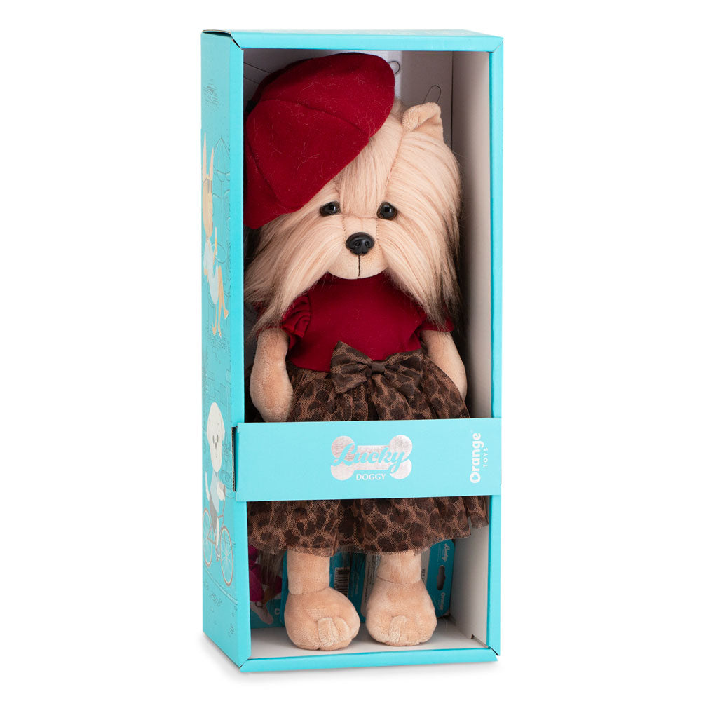 Lucky Doggy – 38 cm Plush Toy 🐶❤️/Mademoiselle