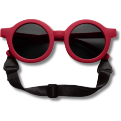 BabyMocs Bendable Soft Sunnies: RED / BABY (FITS 0 ~ 1.5 YEAR)