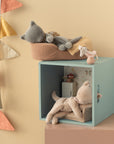 Sleeping kitten plush, Small - Grey