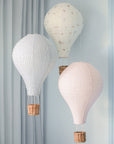 Lamp Shade, Hot Air Balloon – Classic Stripes Blue