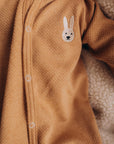 SLEEPSUIT WITH BUNNY EMBROIDERY