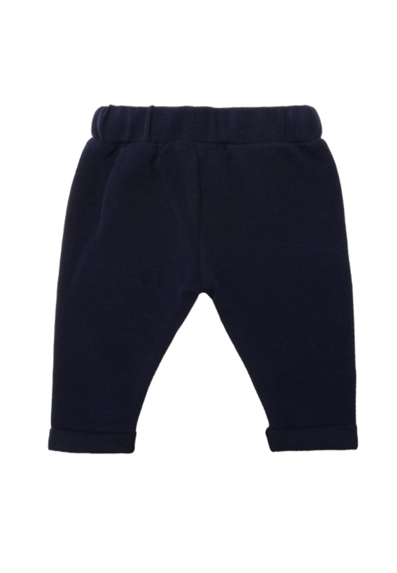 3-piece Rib-Knit Set in Navy