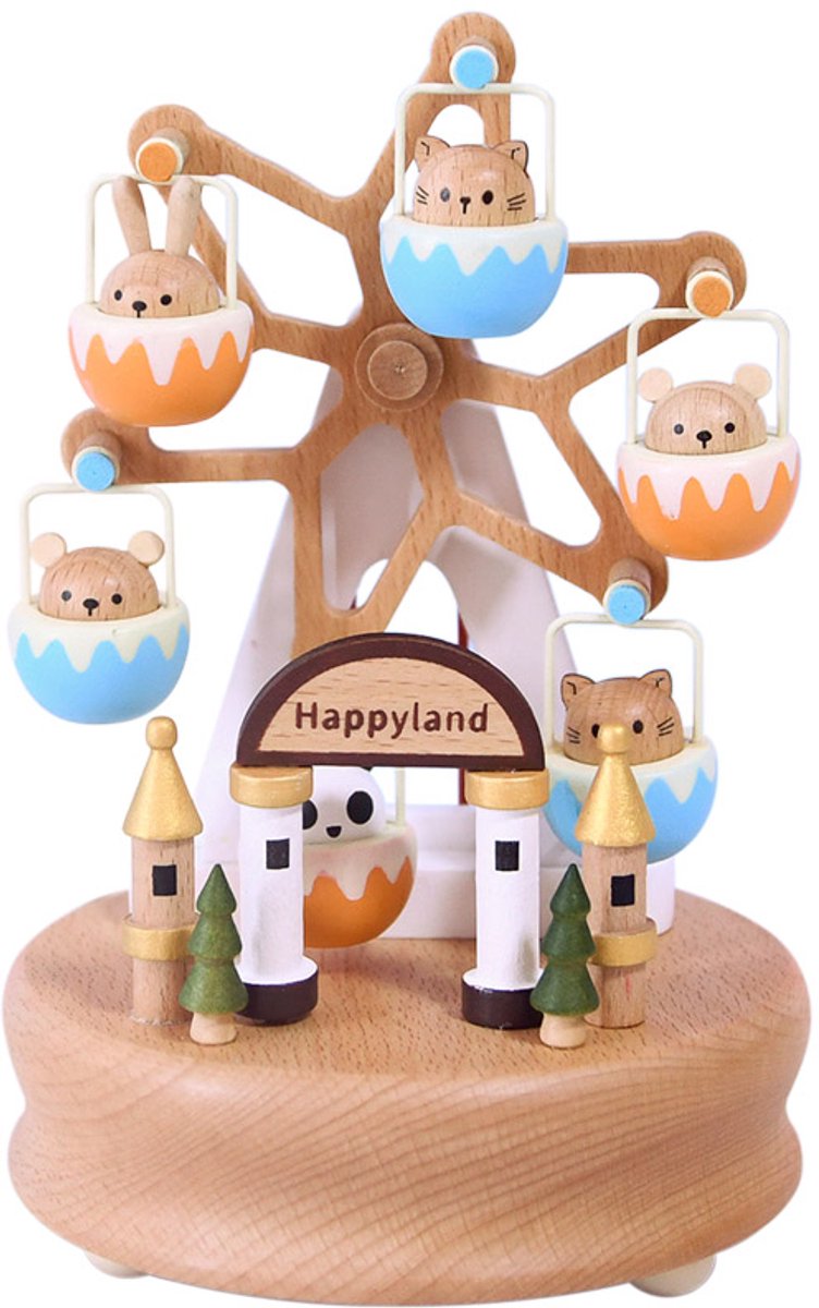 Bébli - Music Box - Wooden Music Box Love Story