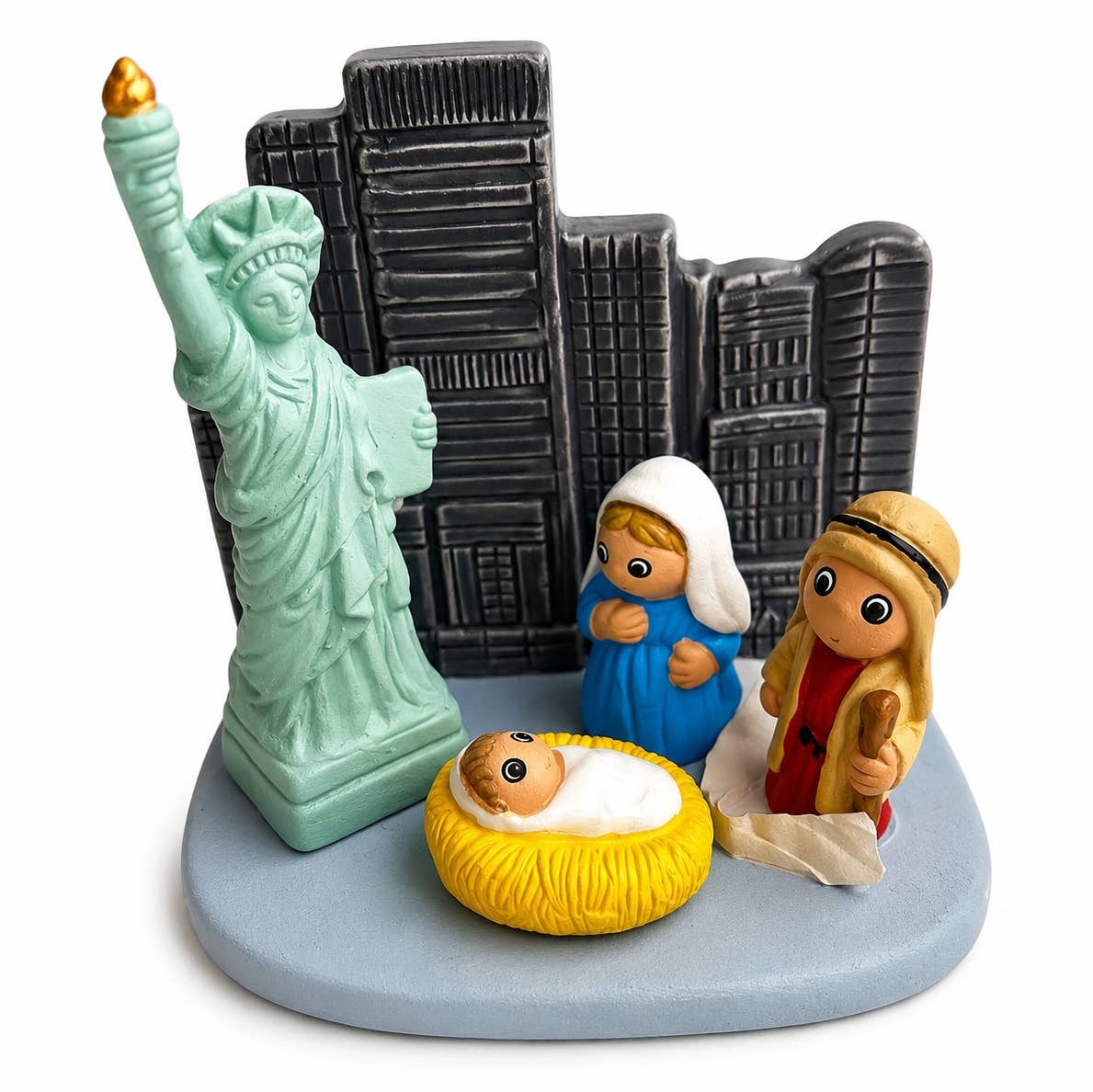 Handamade Christmas Fair Trade Navity Scene - New York