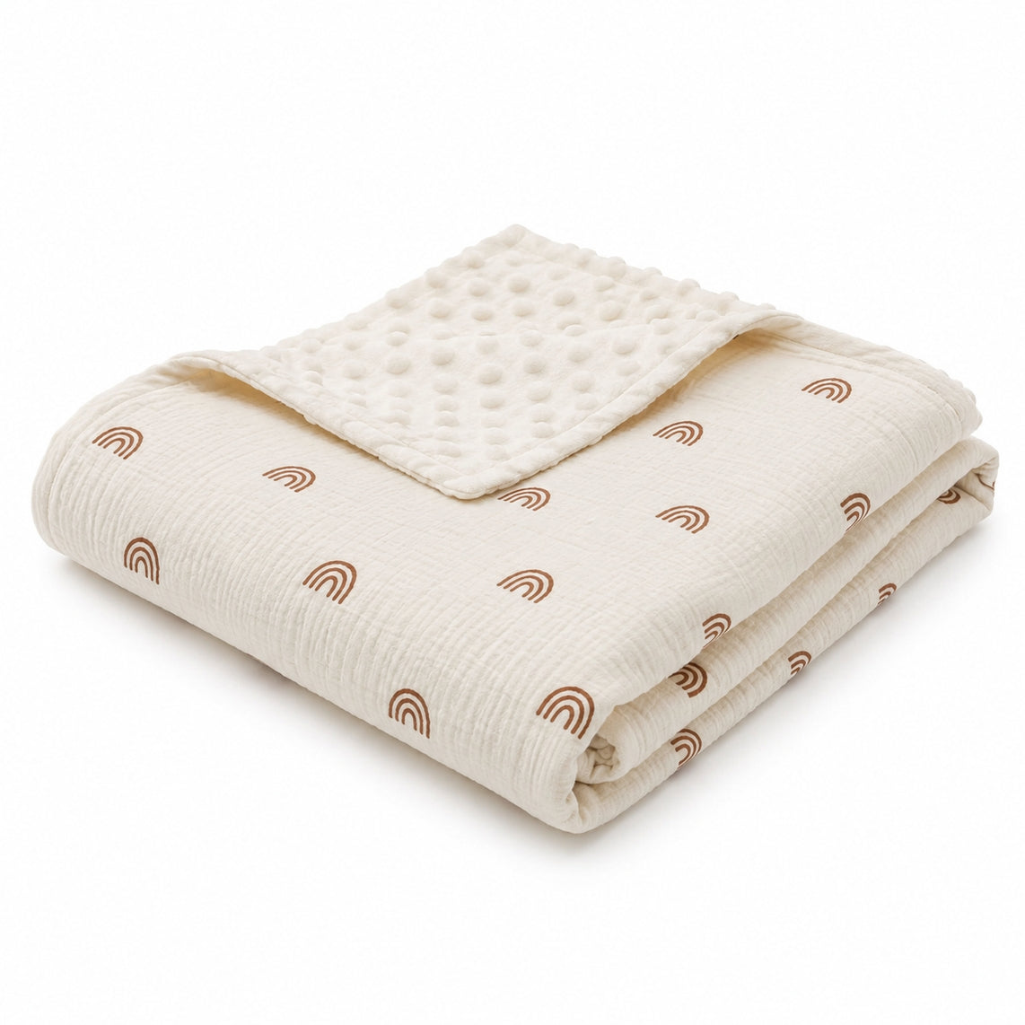 Muslin Baby Blanket Rainbow