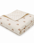 Muslin Baby Blanket Rainbow