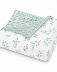 Muslin Baby Blanket - Botanical Print 🌿