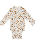 LONGSLEEVE WRAP BODYSUIT- GOTS-NOOS