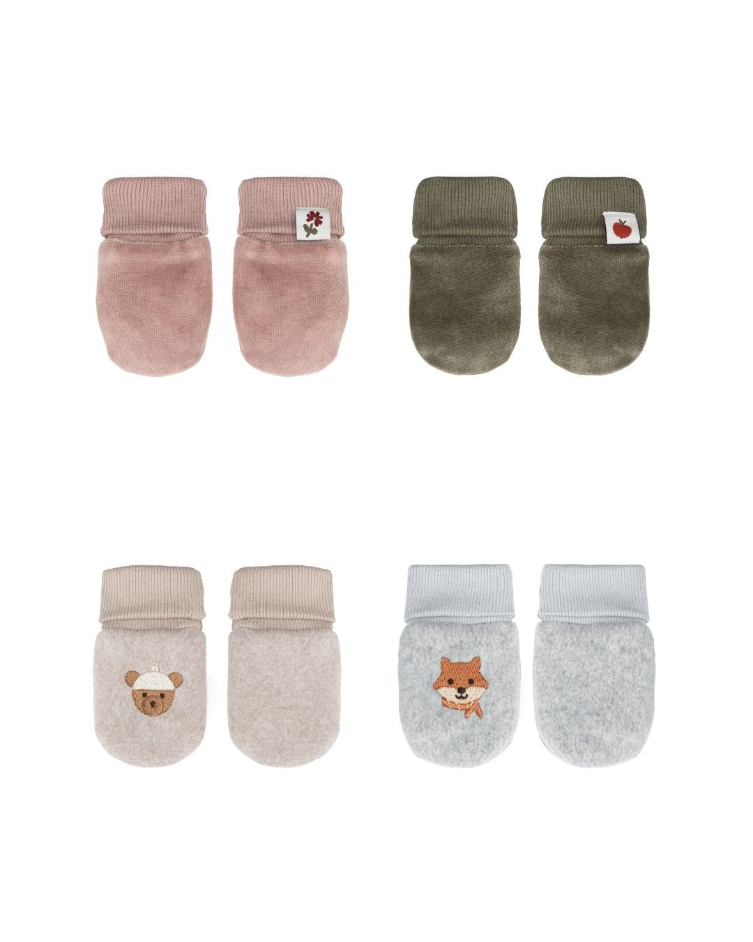 EMBROIDERED MITTENS – GOTS – AW26