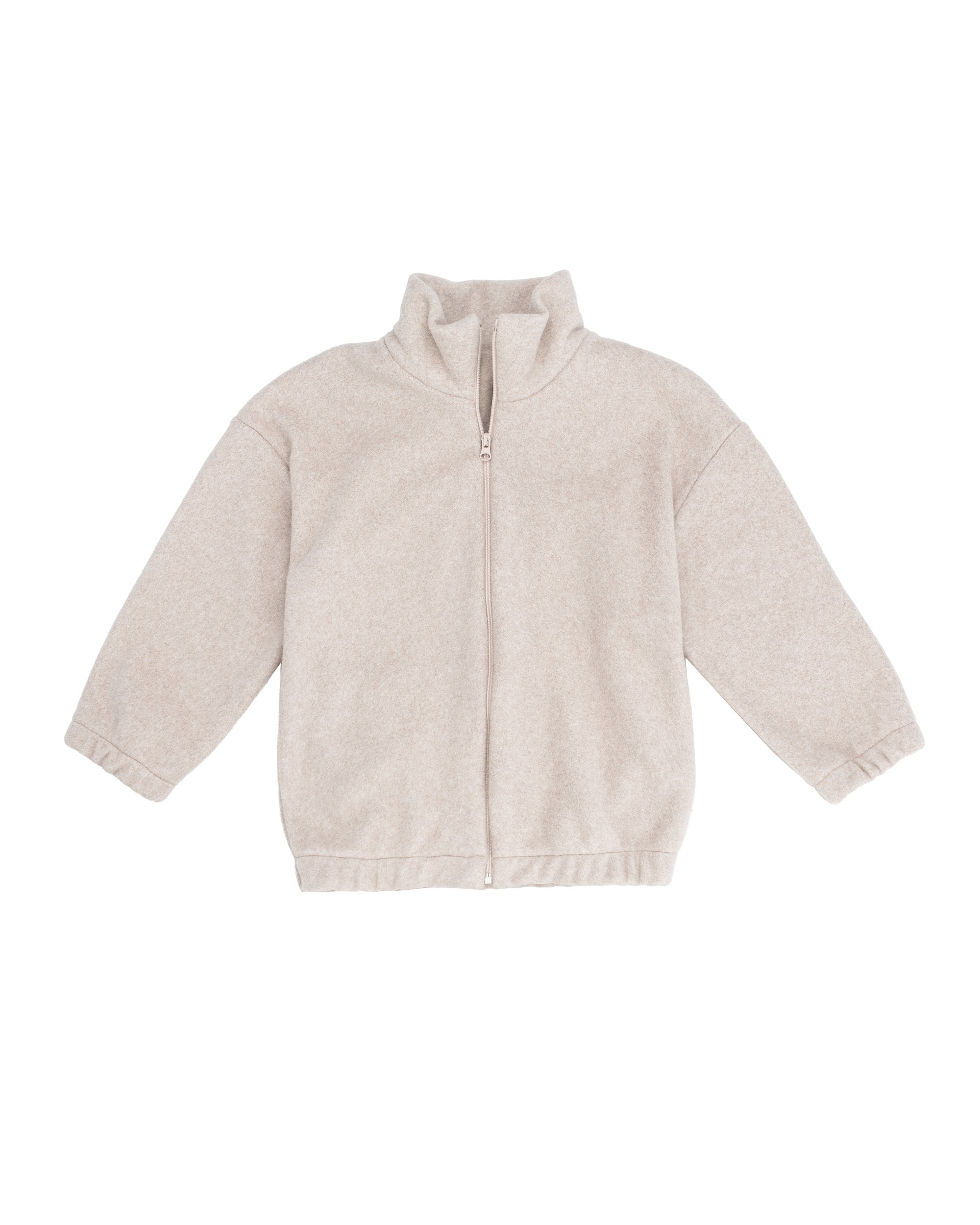 EMBROIDERED ZIP-UP JACKET – GOTS – AW26