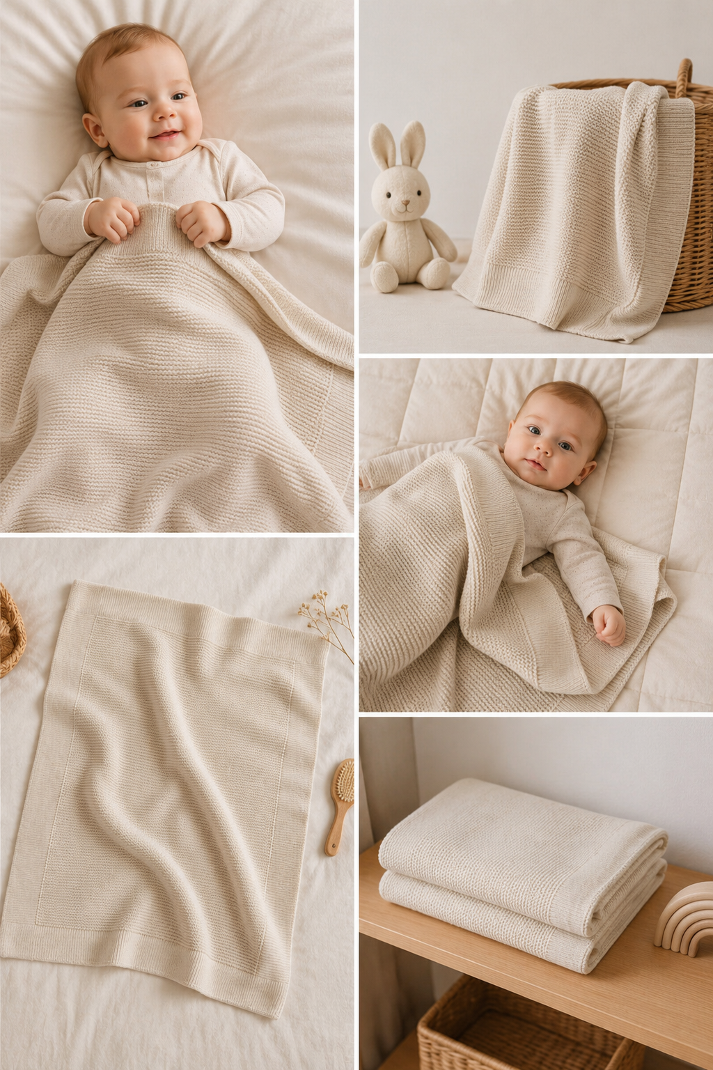 Bamboo blanket - BAMBOO  🌿 - Cream
