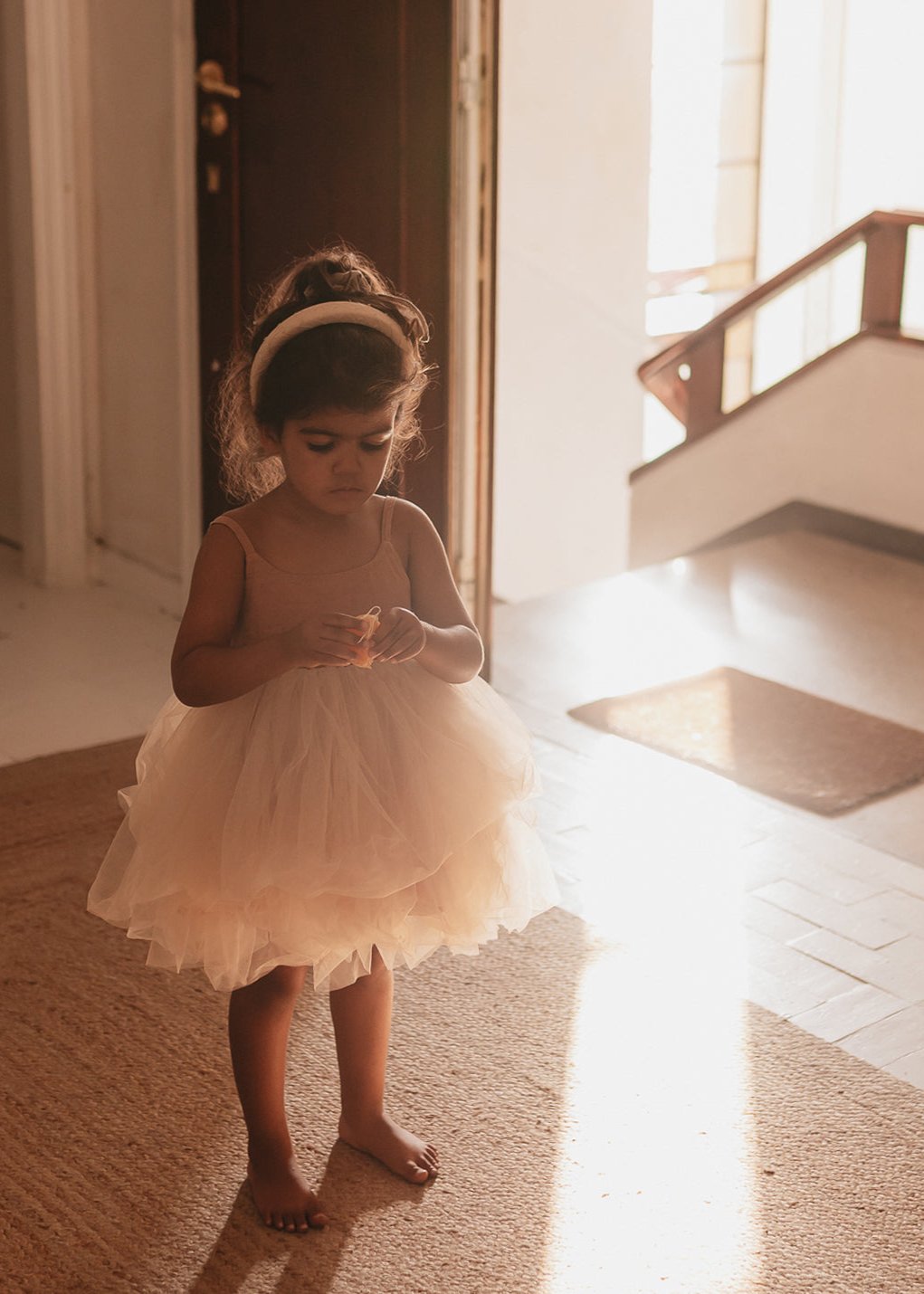 Rosie Dress - Blush and Nude