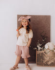Muslin Shirt & Ruffle Shorts Set – Organic Cotton