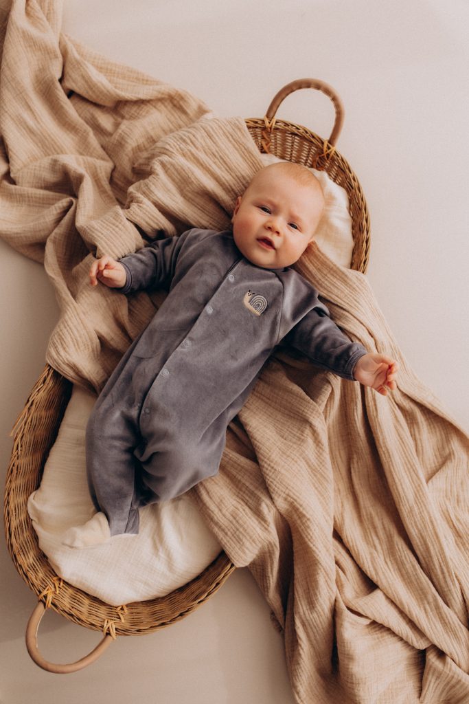 EMBROIDERED SLEEPSUIT – GOTS – AW26