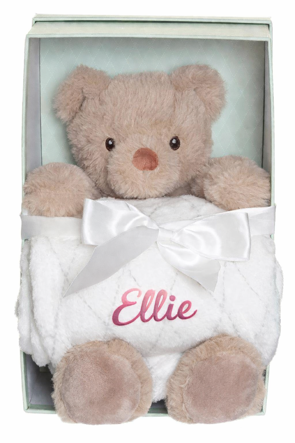 Sven with blanket in gift box