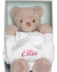 Sven with blanket in gift box