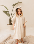 KIDS PONCHO WITH MOUSE EARS – GOTS – SS26