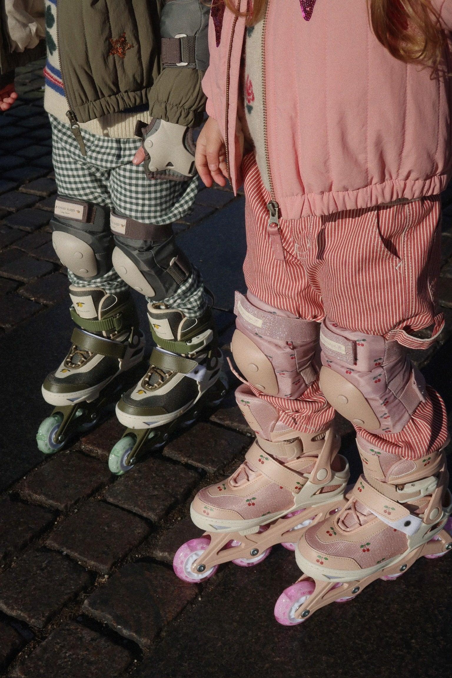 LIGHT UP ROLLER SKATES - Cherry Blush🍒