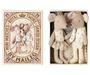 Royal twins mice, Little sister and brother in box