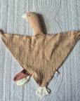 Soft Hydrophilic Goose Plush Toy For Babies - Brown