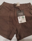 MUSLIN KIDS SHORTS WOOLY ORGANIC