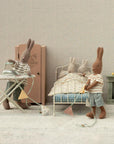Vintage bed, Miniature - Blue